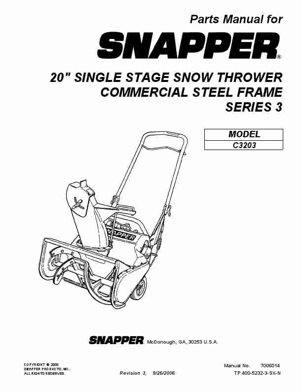 Snapper Snow Blower C3203-page_pdf
